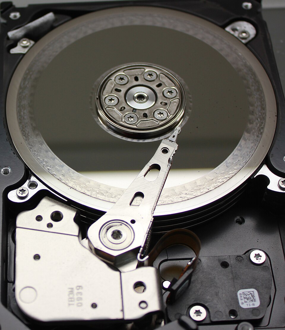 poškodený disk