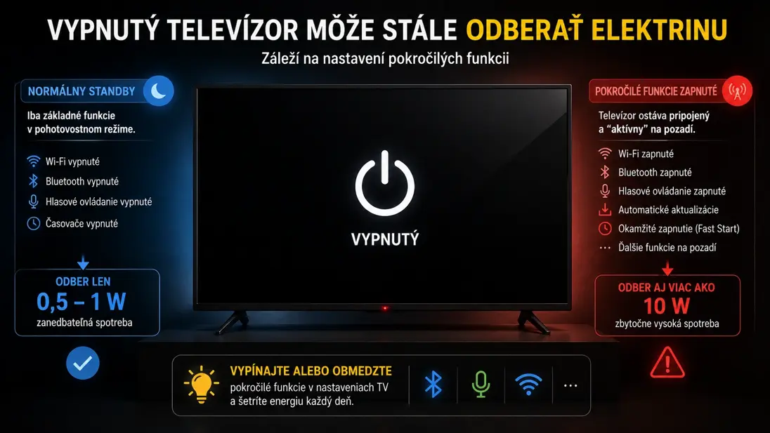 Televízor v zásuvke cez noc, alebo ho radšej odpojiť?