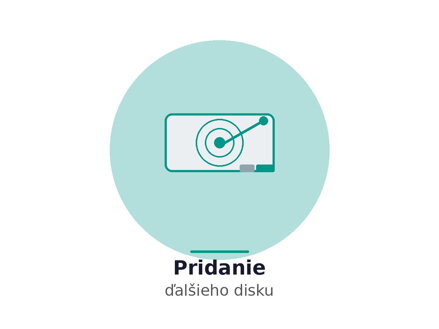 Pridanie ďalšieho disku do PC