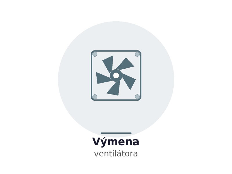 Výmena ventilátora